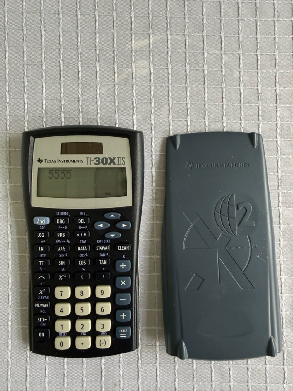 Texas Instruments TI-30X IIS Scientific Calculator LCD Display with Cover